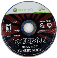 Rock Band Track Pack: Classic Rock Xbox 360  box art